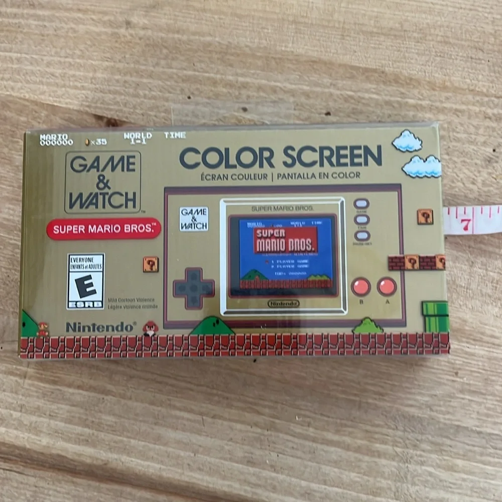 Nintendo Game Watch Super Mario Bros Electrinic Handheld New